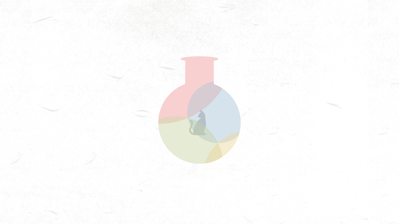 玻璃瓶裡的貓_作品介紹